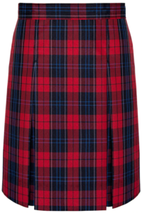 photo of the approved Maeser skirt from Dennis Uniforms