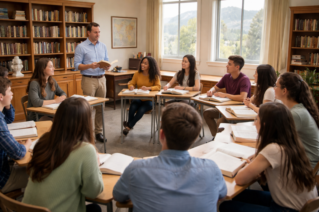 Utah Charter School Liberal Arts Classroom