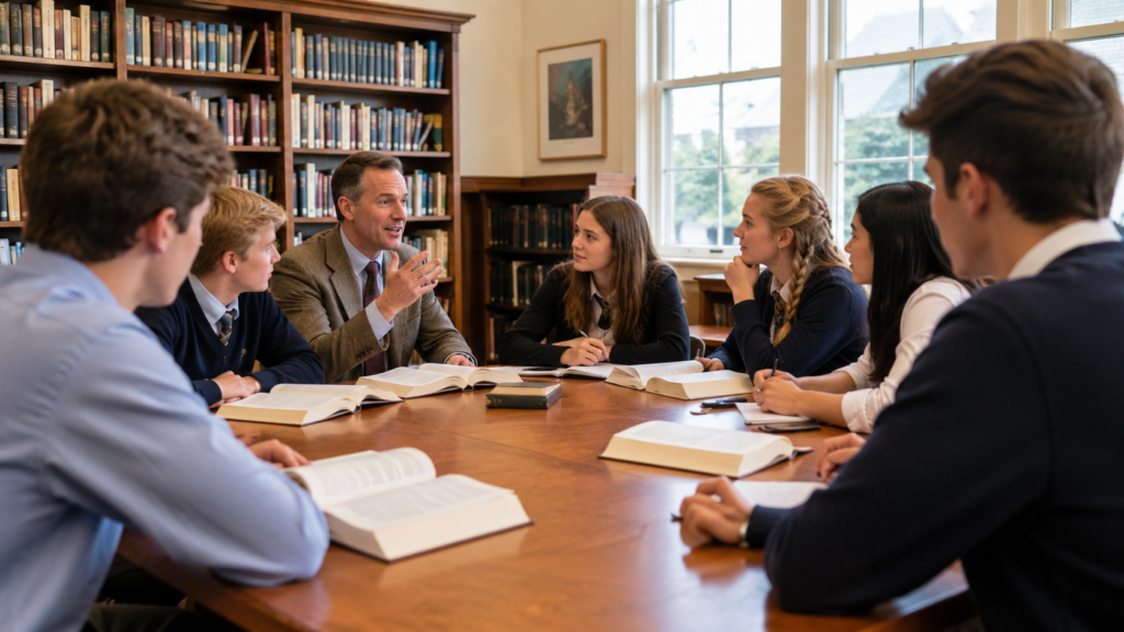 Utah Classical High School Classroom Discussion