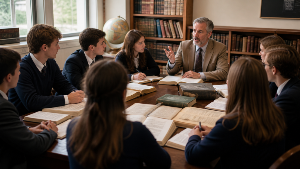 Socratic Seminar in Classical High School
